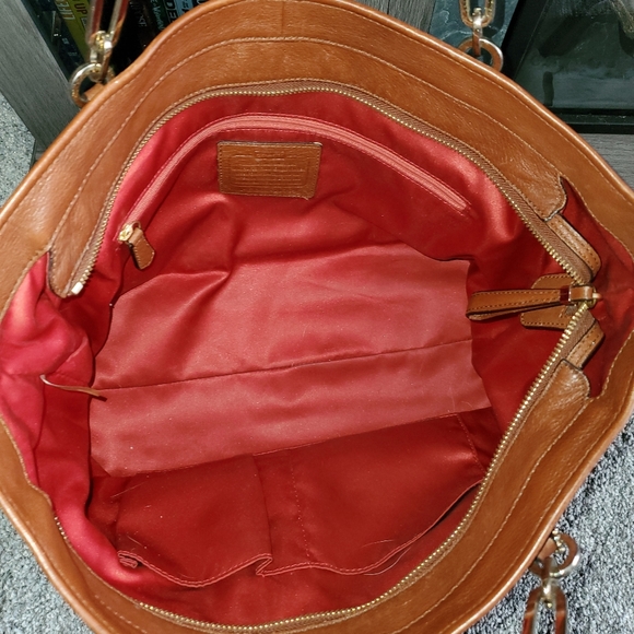 Leather Coach purse - Picture 3 of 9